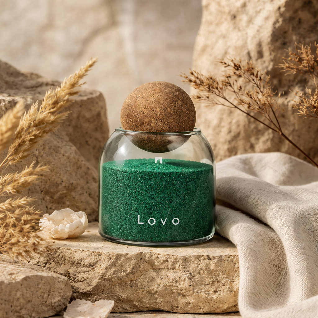 LOVO Wax Sand Candles