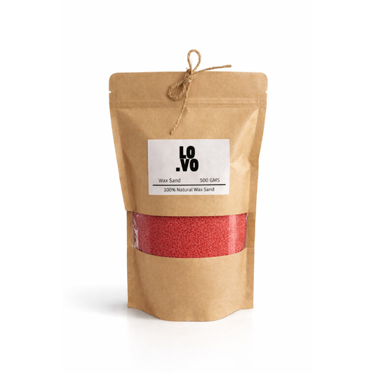 LOVO red wax sand candle festive eco candle Eid UAE Dubai